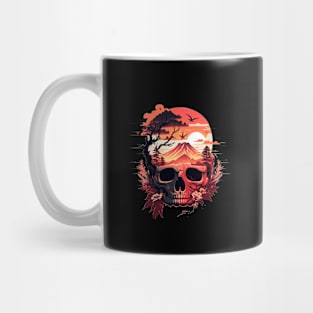 skull illustration Mug